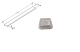 EPSB040:  Clear Plastic Setting Blocks. Size: 0.04"x1/4"x2"
