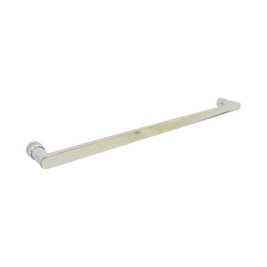 MTB24SS, Mitered towel bar with thick blind fastener.