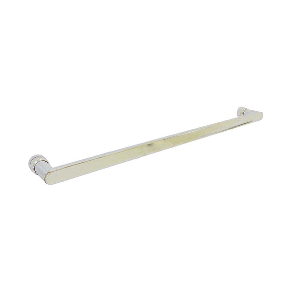 MTB24SS, Mitered towel bar with thick blind fastener.
