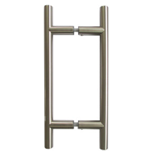 LP6X6BR: Brass Back-to-Back Ladder Pull Handle