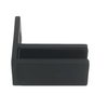 FS90W:  Frameless Wall Bracket Stiffener, 90 Degree Wall to Glass.