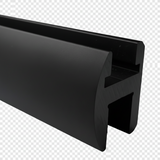 AHK95:  Aluminum  Shower Door Header Kit, 95" length.