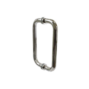 BM6X6WBR: Brass Back-to-Back Tubular Pull Handle with Metal Washers