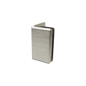 HGC9903: Heavy Duty Wall Mount Glass Bracket, Beveled Edge
