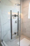KNLP8X8: Stainless Steel 8" Knurled Ladder Pull With Metal Washer