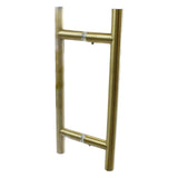 LP8X8SS: Stainless Steel Back-to-Back Ladder Pull Handle