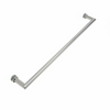 MT18WSS: Toallero de 18" de acero inoxidable, estilo ingleteado, con arandela de metal.