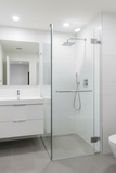 MT18WSS:  18" Stainless Steel  Towel Bar, Mitered Style , With metal washer.