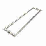 MT24X24WSS : 24"  Mitered Style Towel bar, Double Side Mount, Stainless Steel Material, With Metal Washers.