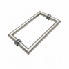 MT8X8WSS : Tirador ingletado de 8", material de acero inoxidable, con arandelas metálicas.,