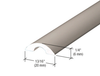 SDT98 : Aluminum Shower Door Threshold, Water Retention Solution