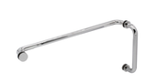 TB8X18WSS:  Stainless Steel  Pull Handle/Towel Bar Combo Set, With Metal Washer.