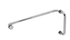TB8X18WSS:  Stainless Steel  Pull Handle/Towel Bar Combo Set, With Metal Washer.