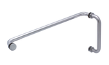 TB8X18WSS:  Stainless Steel  Pull Handle/Towel Bar Combo Set, With Metal Washer.