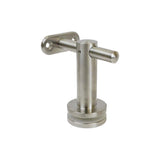 R805:  SUS316 stainless steel glass mounted handrail bracket, with flat and round  support plate.