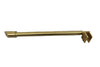 SB006:  Fixed panel support bar, Wall to glass, Length adjustable from 12" to 20".