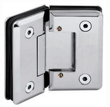 SH204A: Standard Hinge, Adjustable  135 Degree Glass to Glass, Belved Style.