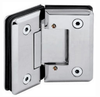 SH204A: Bisagra estándar, ajustable de 135 grados de cristal a cristal, estilo Belved.