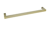 SQ18SS:  Stainless Steel Square Towel Bar, Single Side Glass Mount.