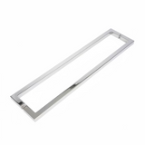 SQ18X18SS:  18" Stainless Steel Towel Bar, Square Style.