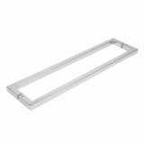 SQ24X24SS:  24" Stainless Steel Towel Bar, Square Style, Double side mounted.