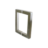 SQ6X6SS: Stainless Steel Back-to-Back Square Tubing Mitered Corner Pull Handles