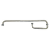 TB8X24WSS: Juego combinado de tirador de 8" y toallero de 24" de acero inoxidable, con arandelas metálicas.