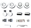 NY78KIT: Kit de herrajes para puerta de ducha corrediza serie New York. (No incluye vidrio)