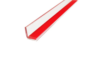 EP12LJ / EP12LJT2: Clear polycarbonate angle jamb, L jamb. 80" and 95" length.