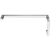 SQ6X18BR: Brass Square Tubing Mitered Corner Pull Handle/Towel Bar Combination