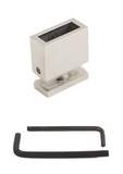 WA90: Track holder for Washington Series sliding shower door 90 degree return panel.