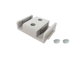 Miami Series Barn style sliding bypass shower door hardware kit.